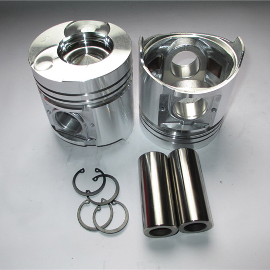 Para Komatsu Midi Excavadora PC70FR-1 PC75R-1 PC75R-2 Yanmar Engine 4TNE98 Komatsu Engine 4D98E Piston 4 Unidades 1 Set